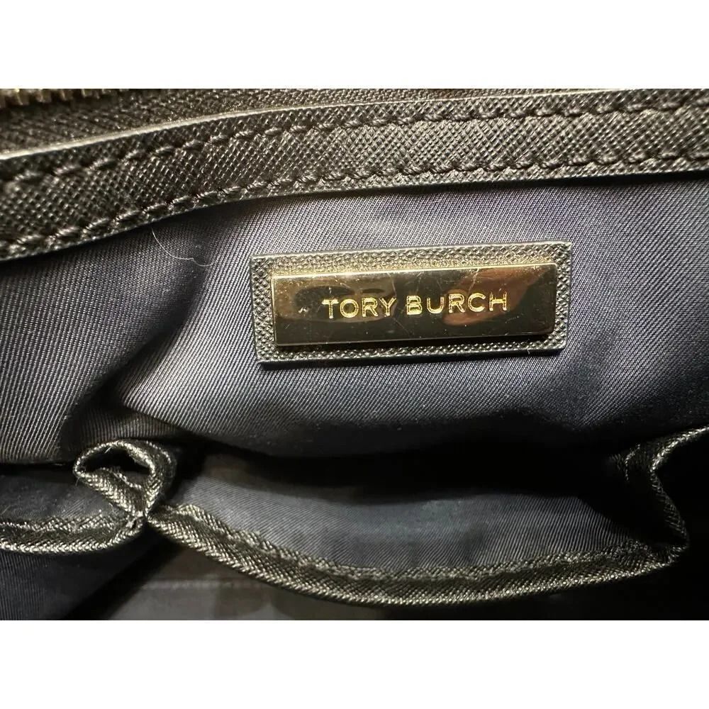 TORY BURCH ROBINSON TOTE BAG Black - Picture 12 of 13